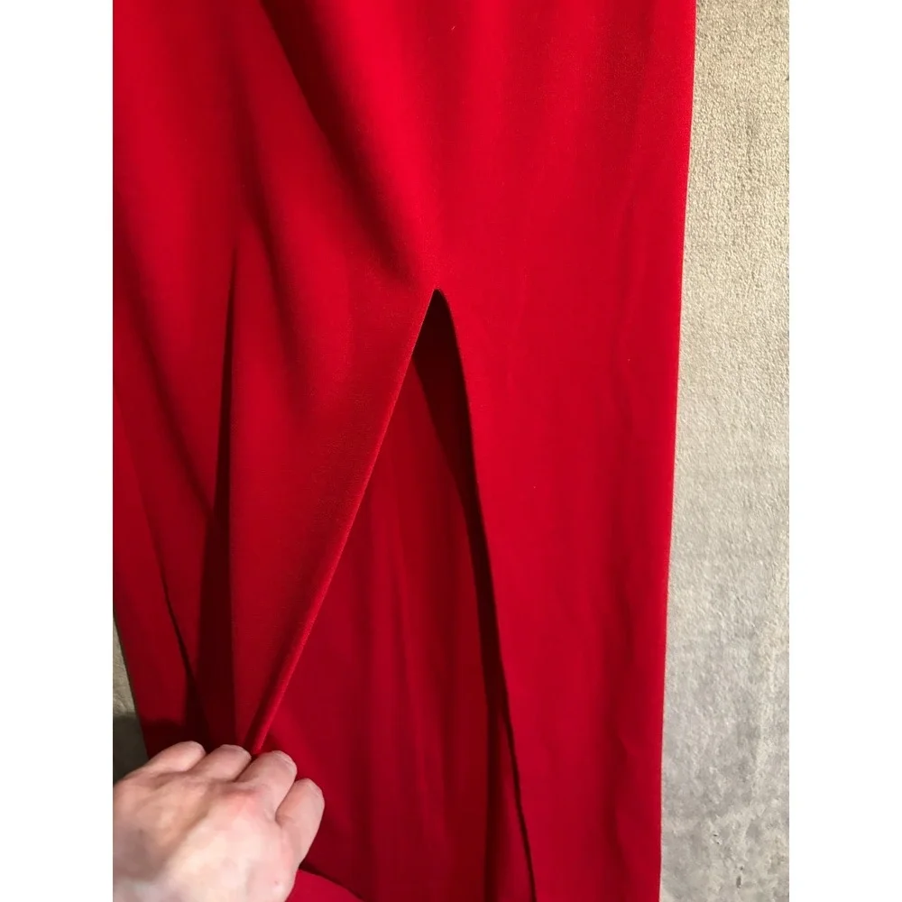Lulus Own the Night Red Strapless Maxi Dress Women's Medium Red - Picture 9 of 16
